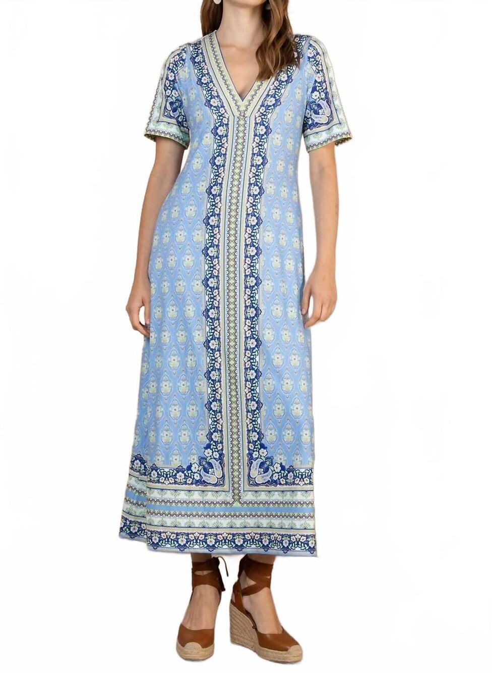 NEW HALE BOB bruna maxi dress in blue
